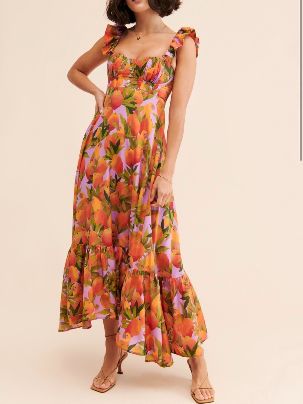Mango Macaws Farm Rio Maxi Dress